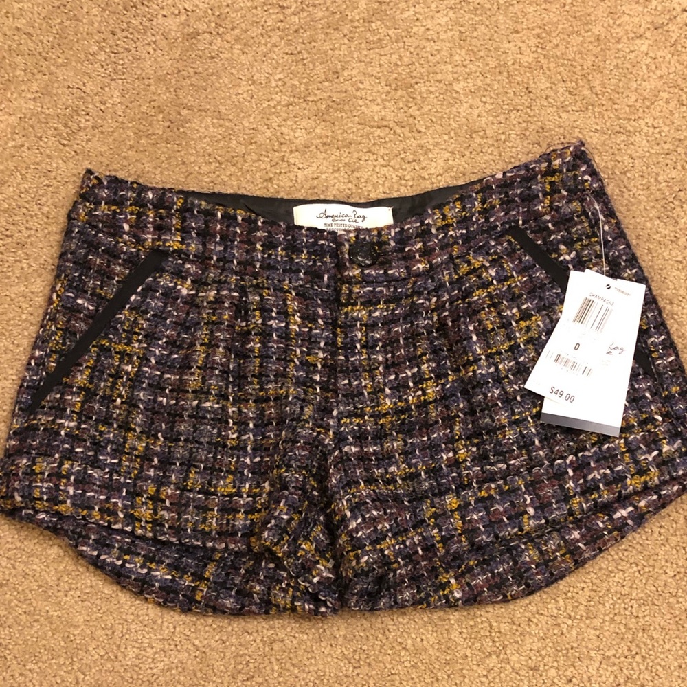 American Rag multicolor wool shorts
